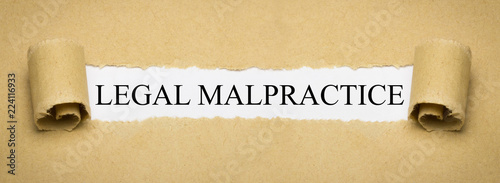 Tableau sur toile Legal Malpractice