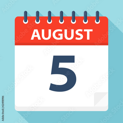 August 5 - Calendar Icon