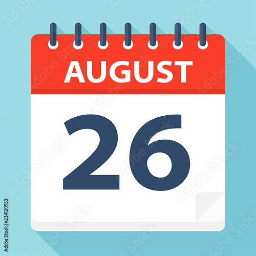 August 26 - Calendar Icon