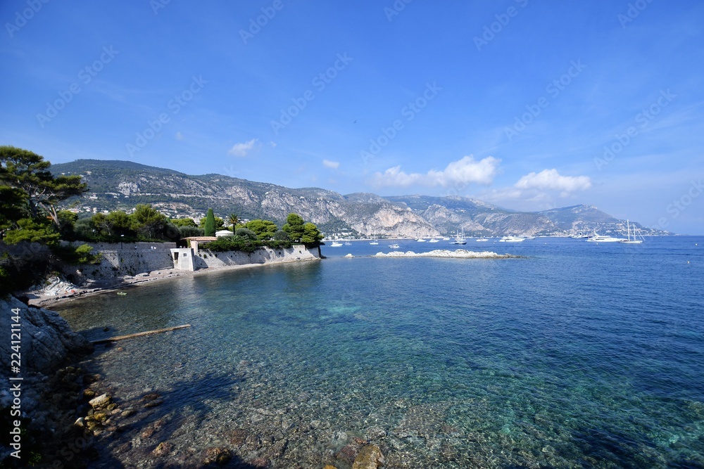 Fototapeta premium Baie des fourmis à Beaulieu sur Mer