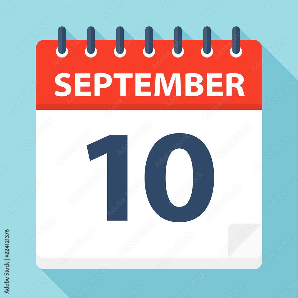 September 10 - Calendar Icon September 10 - Calendar Icon
