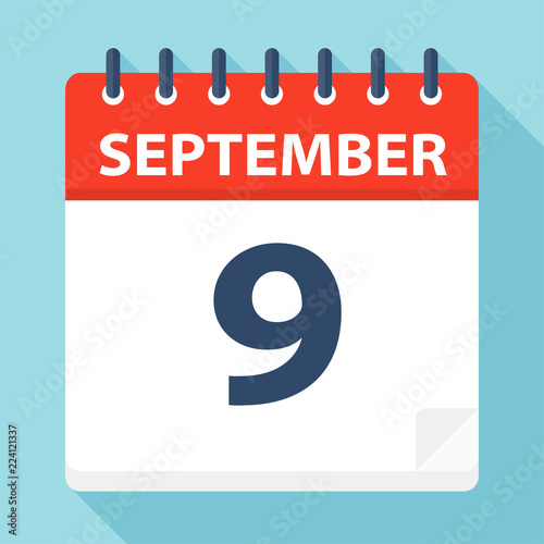 September 9 - Calendar Icon