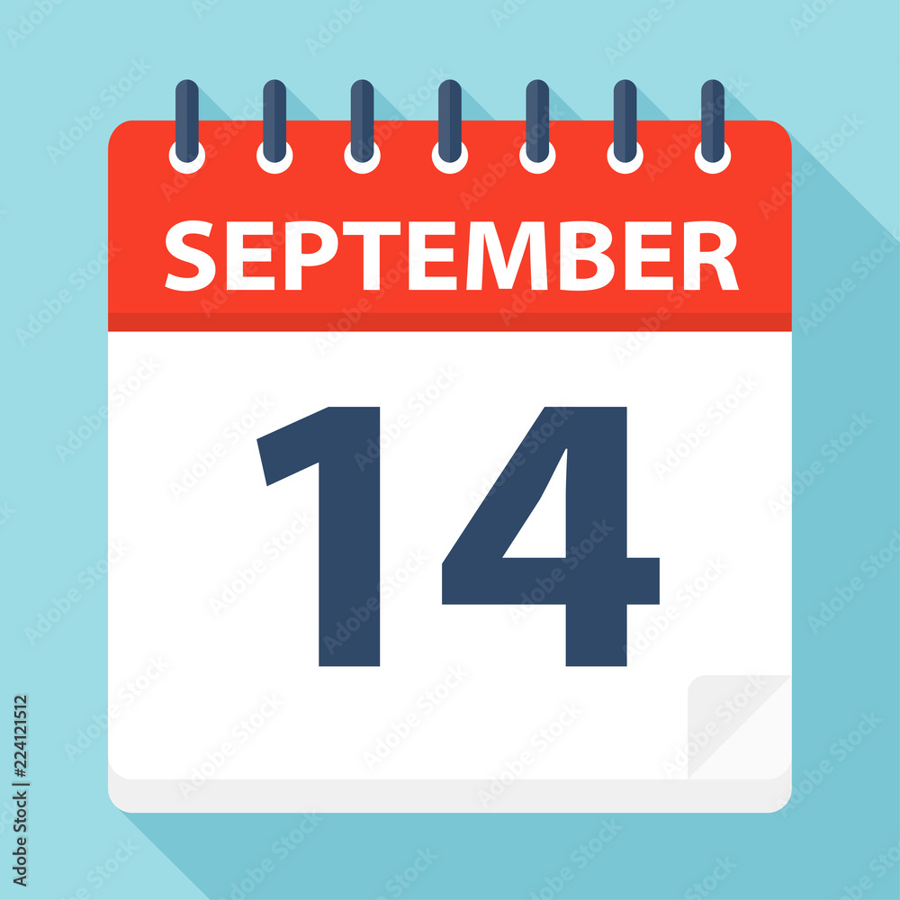 September 14 - Calendar Icon September 14 - Calendar Icon