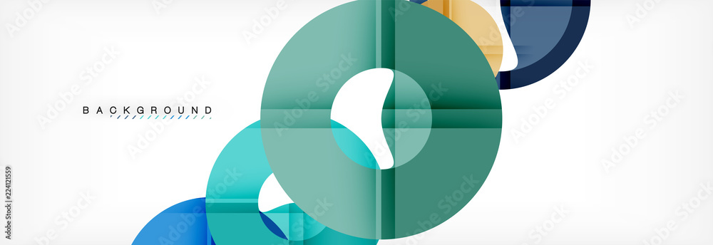 Geomtric modern backgrounds, rings abstract template Geomtric modern backgrounds, rings abstract template