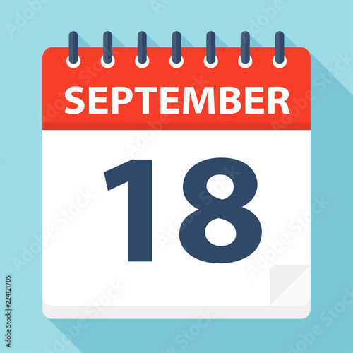 September 18 - Calendar Icon