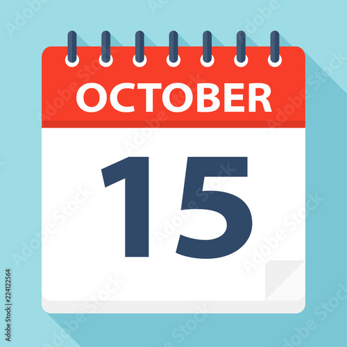 October 15 - Calendar Icon