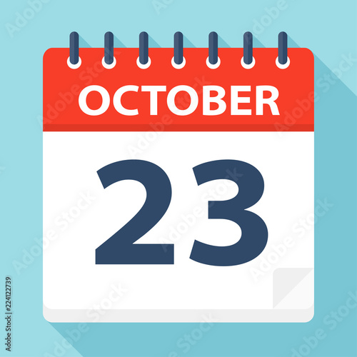 October 23 - Calendar Icon