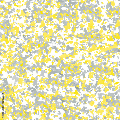 Terrazzo flooring textured surface modern abstract pattern. Vector seamless abstract repeat with chips of marble or granite in soft pastel  colors.