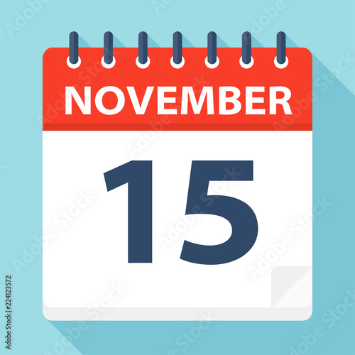 November 15 - Calendar Icon
