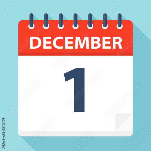 December 1 - Calendar Icon