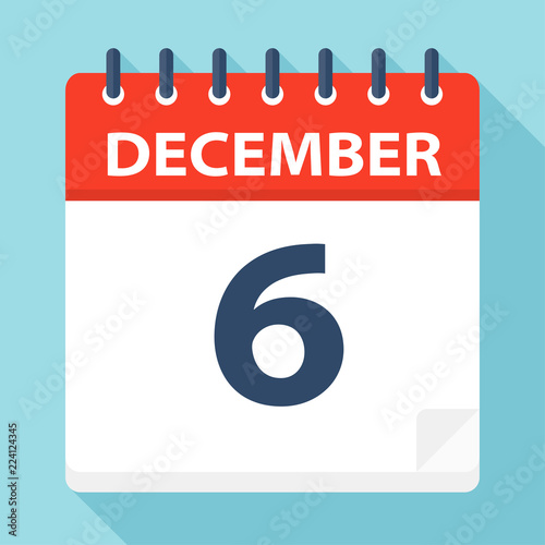 December 6 - Calendar Icon