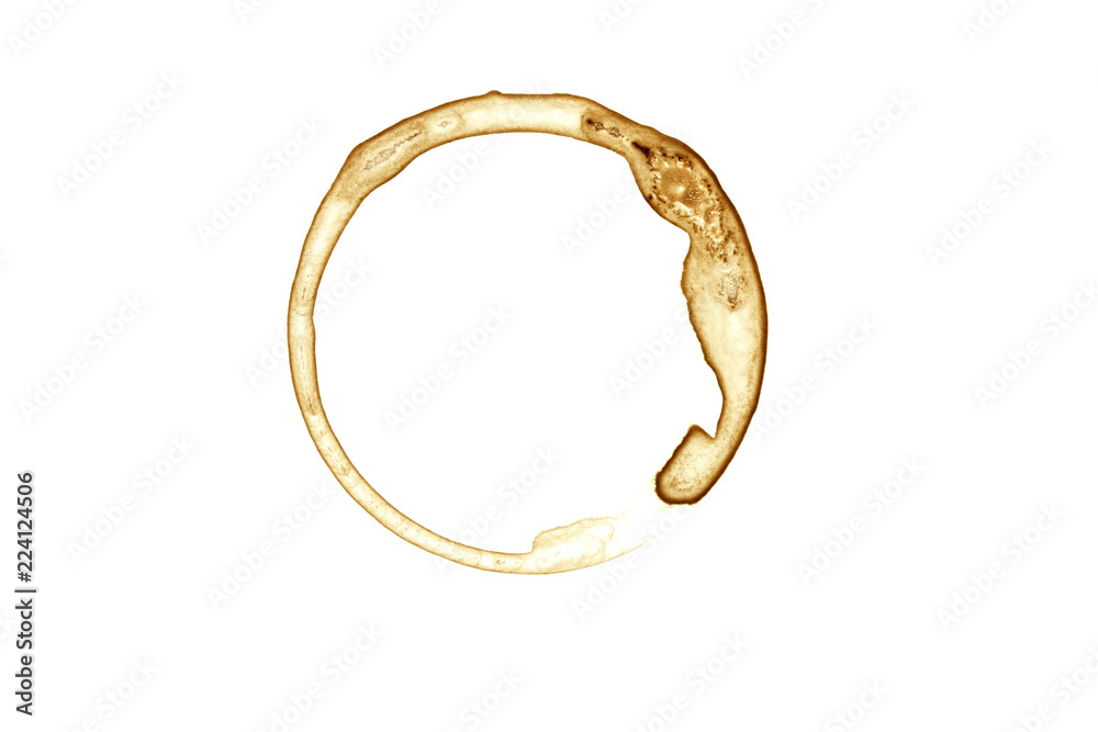 Real coffee stain - Isolated Photo Real coffee stain - Isolated Photo