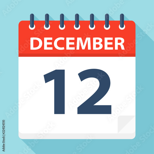 December 12 - Calendar Icon
