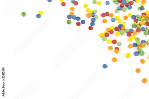 abstract background with confetti