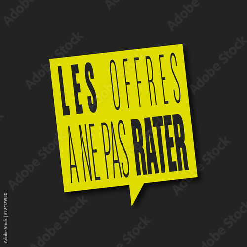 les offres a ne pas manquer