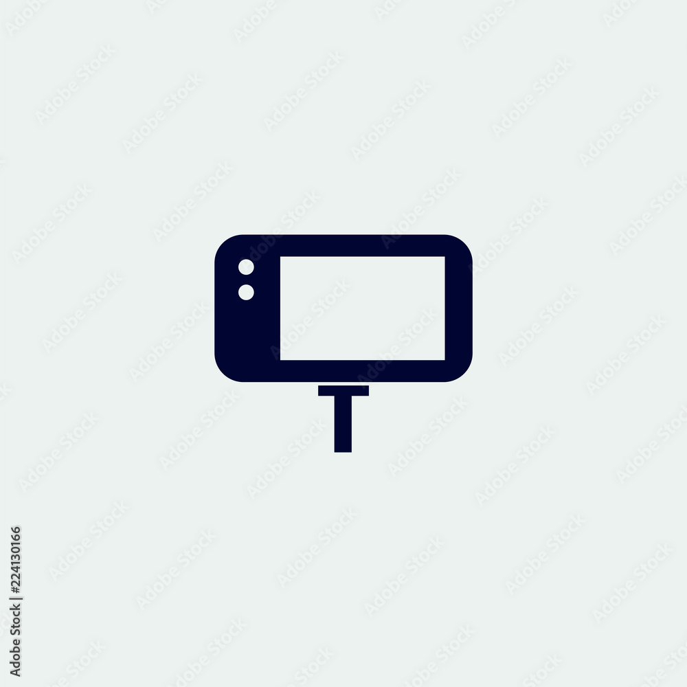 gopro camera icon, vector illustration. flat icon gopro camera icon, vector illustration. flat icon