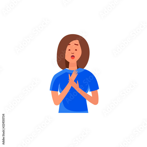 Difficulty swallowing medical concept. 