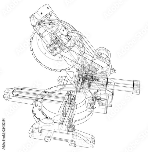 Mitre saw blade concept