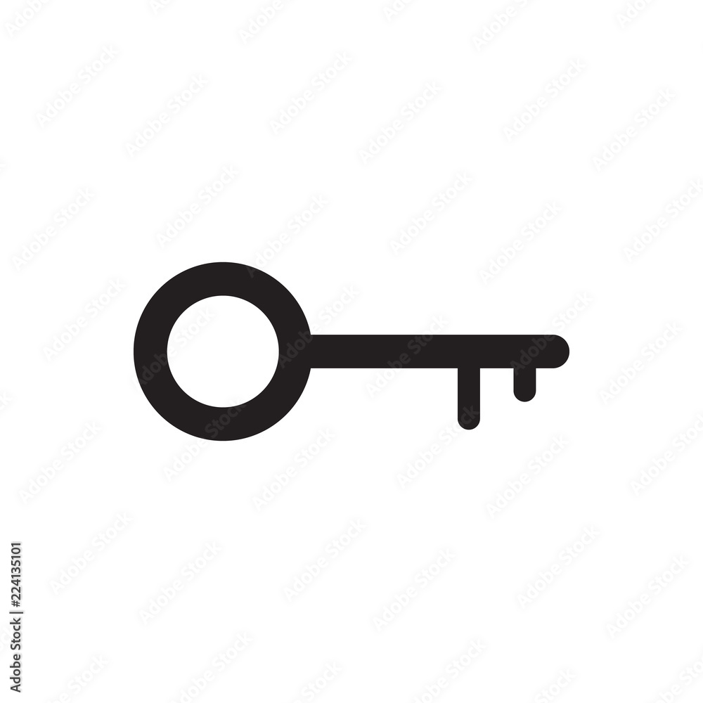 Key icon in trendy flat style isolated on background. Key icon page symbol for your web site design Key icon logo, app, UI. Key icon Vector illustration, EPS10. Key icon in trendy flat style isolated on background. Key icon page symbol for your web site design Key icon logo, app, UI. Key icon Vector illustration, EPS10.