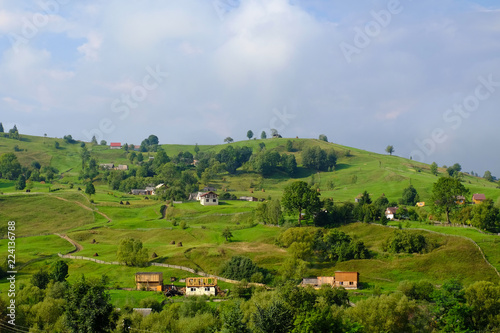 village in the Carpathians