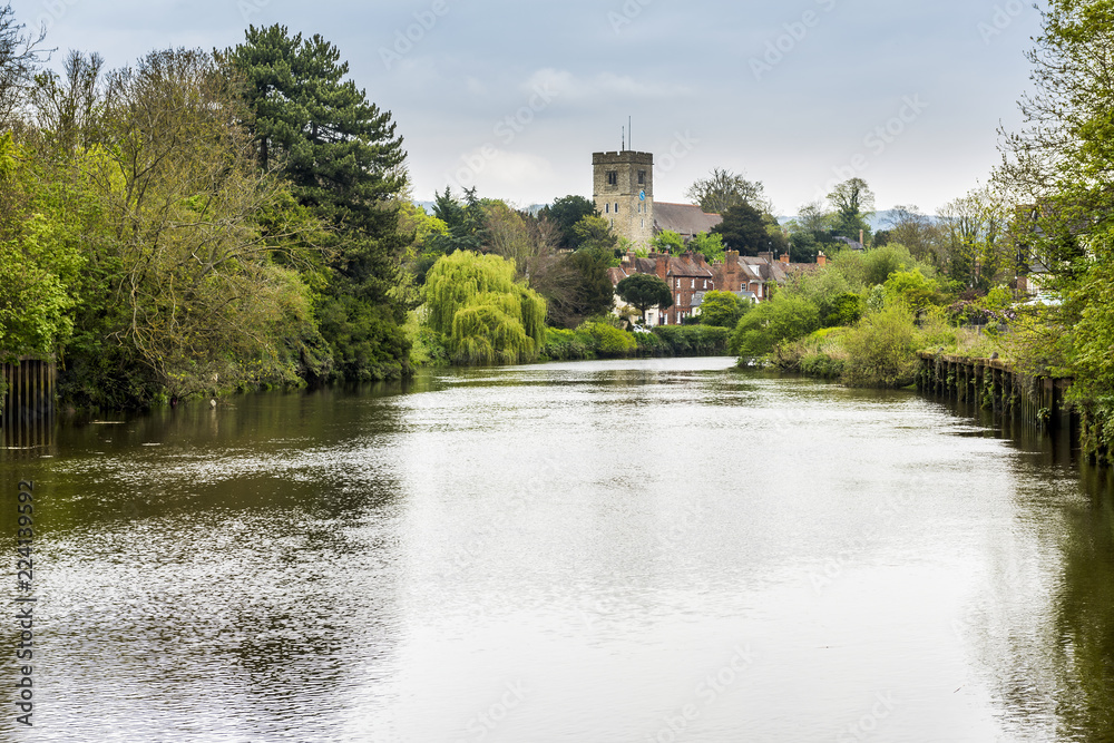 Aylesford, Maidstone, Kent and the River Medway. Aylesford, Maidstone, Kent and the River Medway.