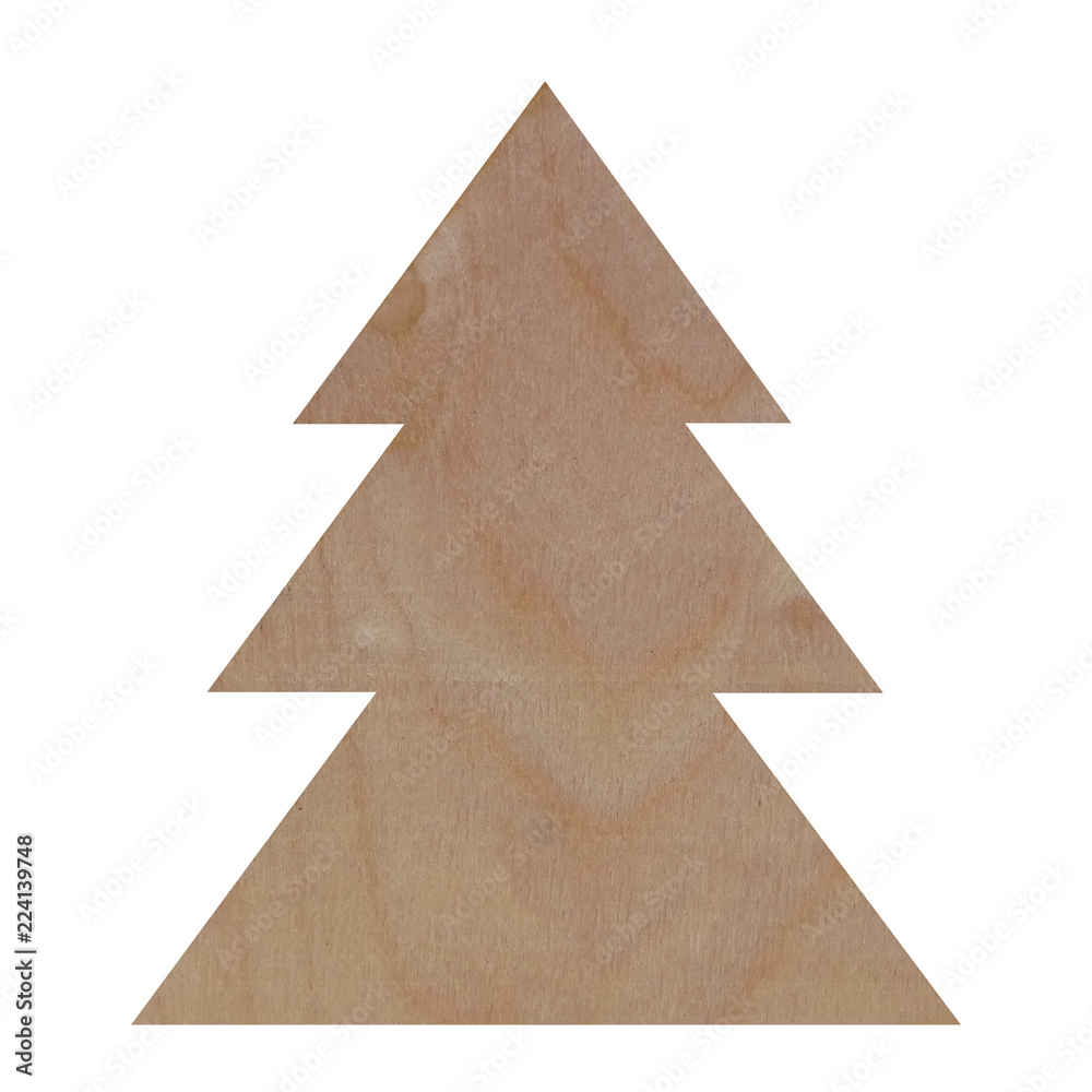 wooden christmas tree isolated on white background wooden christmas tree isolated on white background