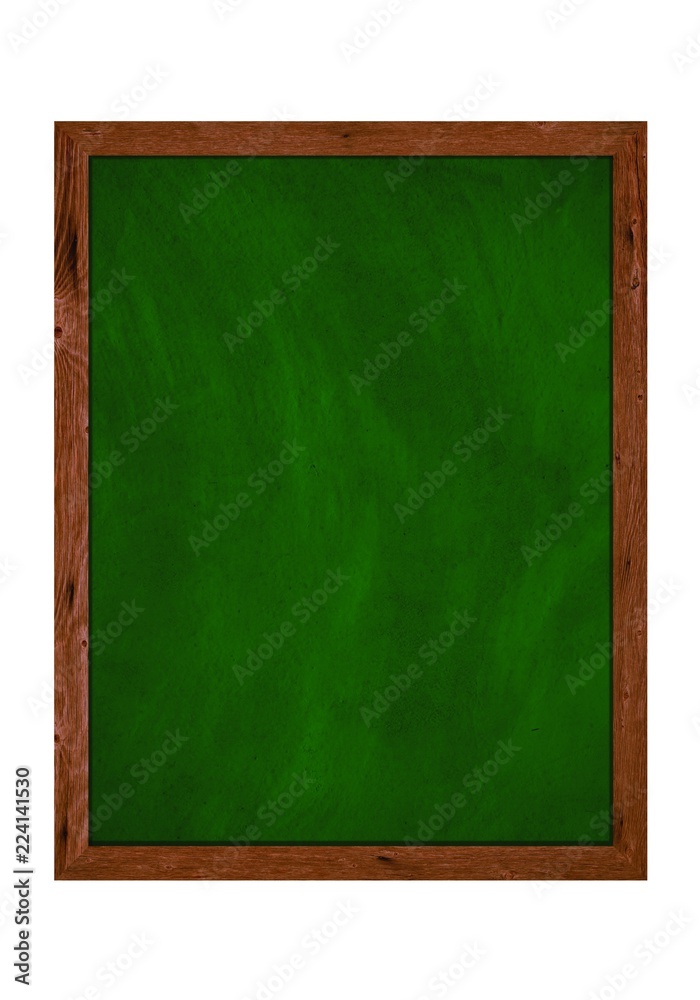 Grüne Tafel mit Holzrahmen Grüne Tafel mit Holzrahmen