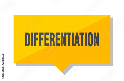 differentiation price tag