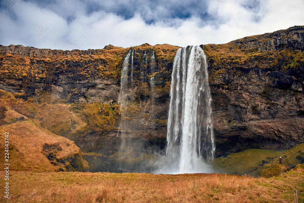 Seljalandsfoss  is a waterfall in Iceland 
