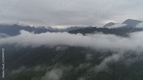 Stunning flight in the mountains, near the clouds © Lutsky