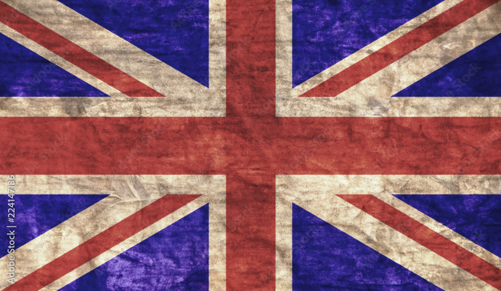 Fototapeta premium Grungy UK Flag