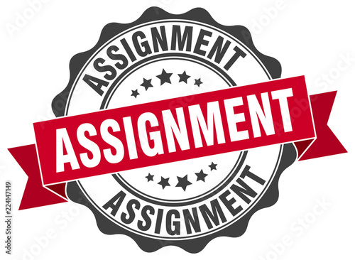 assignment stamp. sign. seal