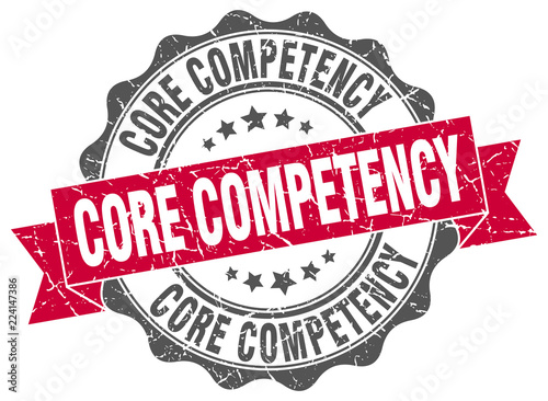 core competency stamp. sign. seal