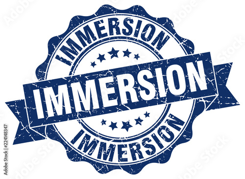 immersion stamp. sign. seal