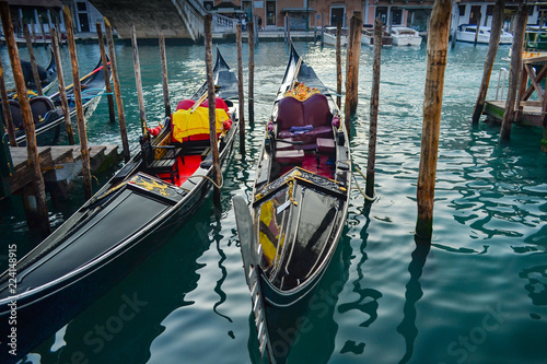Venetian gondolas, Venice