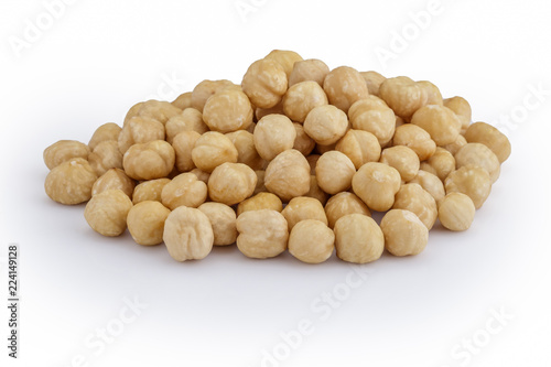fried and refined hazelnuts