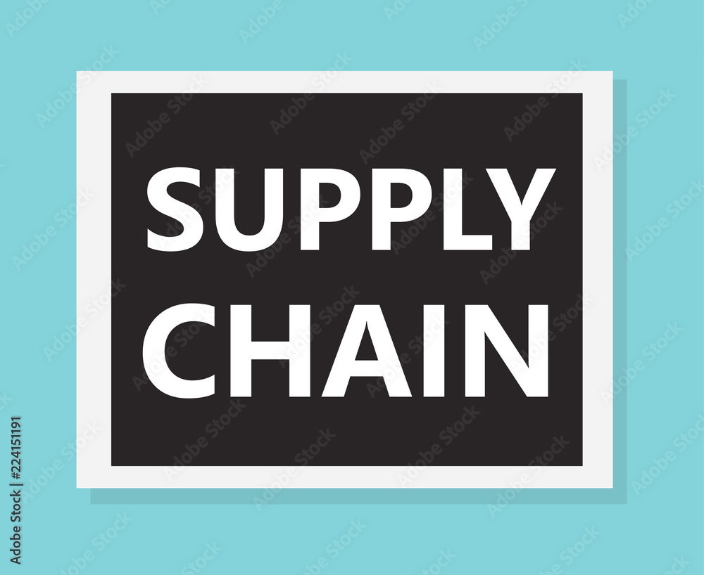 Supply chain concept- vector illustration Supply chain concept- vector illustration