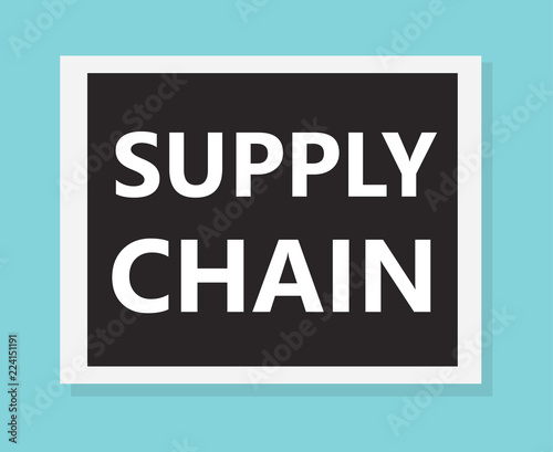 Supply chain concept- vector illustration