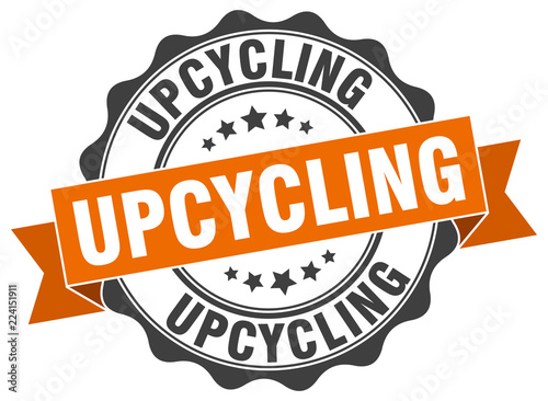 upcycling stamp. sign. seal
