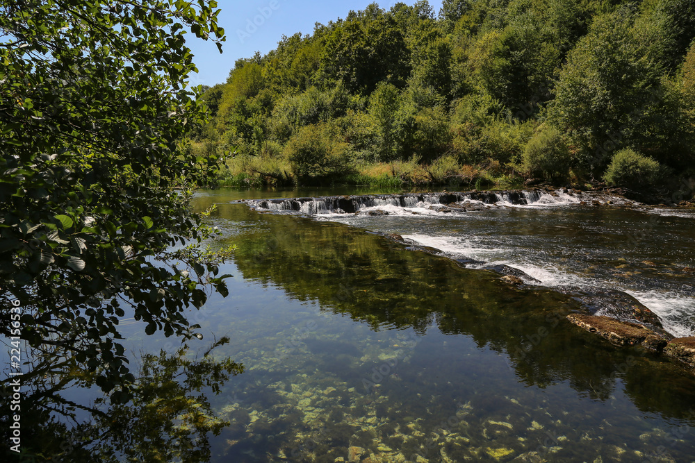 River Dobra in Croatia River Dobra in Croatia