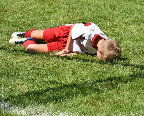 Injury at the kid soccer match