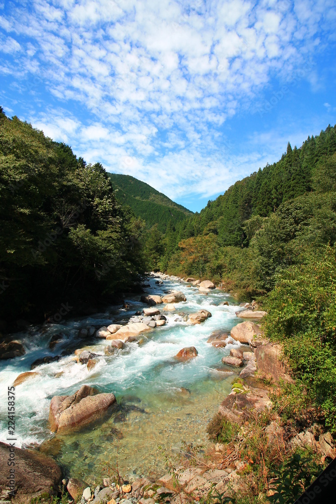 9月 阿寺渓谷 9月 阿寺渓谷