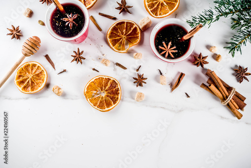 Mulled wine cocktail