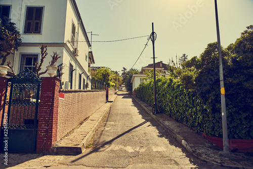 Old wooden house on the island of Adalar in Istanbul, Turkey