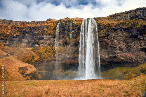 Seljalandsfoss  is a waterfall in Iceland 