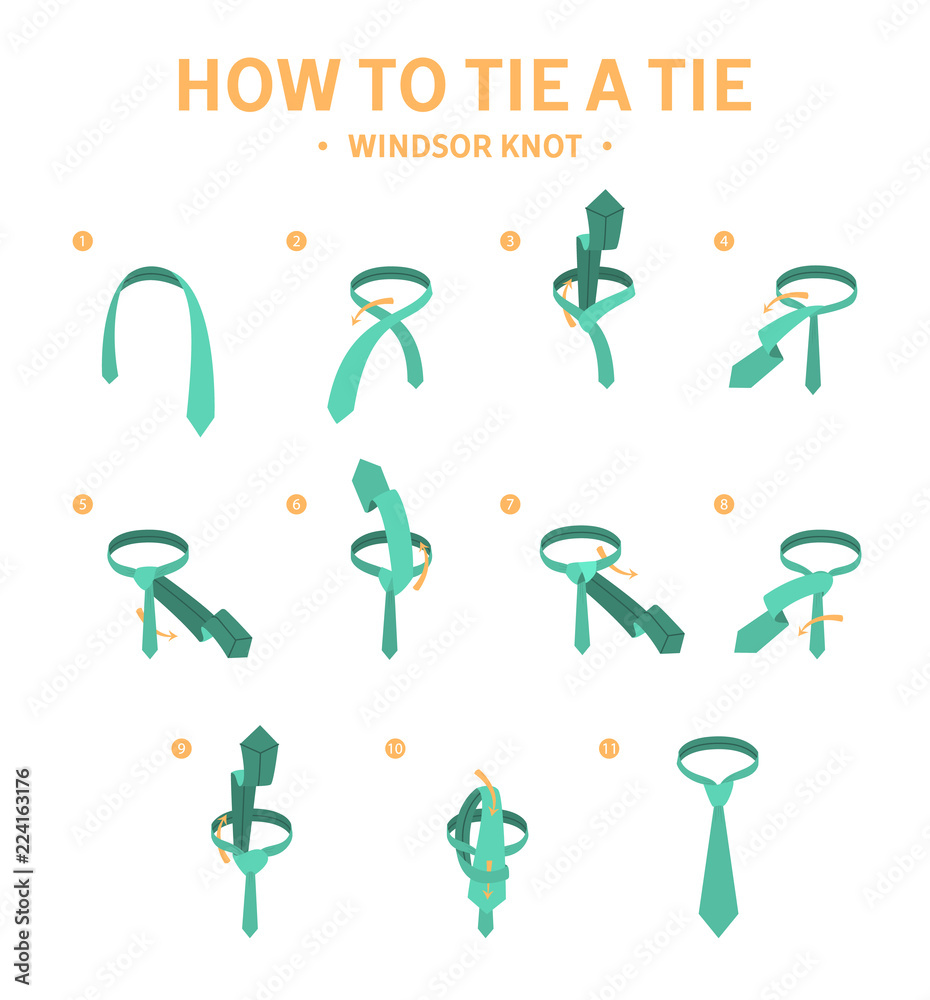 How to tie a windsor knot tie instruction. How to tie a windsor knot tie instruction.