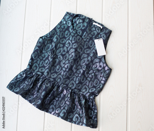 Obraz na plátne Top femenino peplum