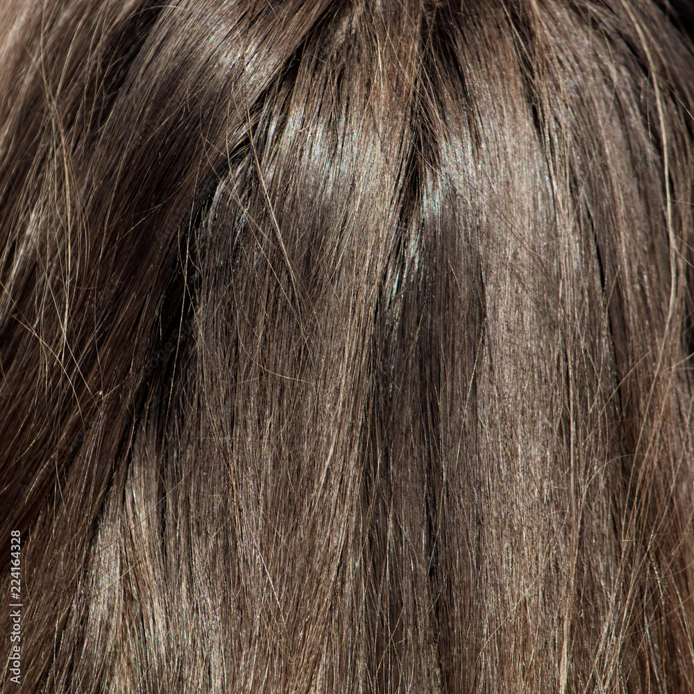 Naklejka premium Hair on girl's head as an abstract background
