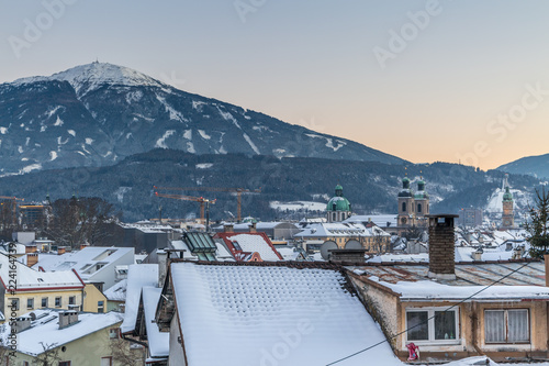 Patscherkofel and city of Innsbruck
