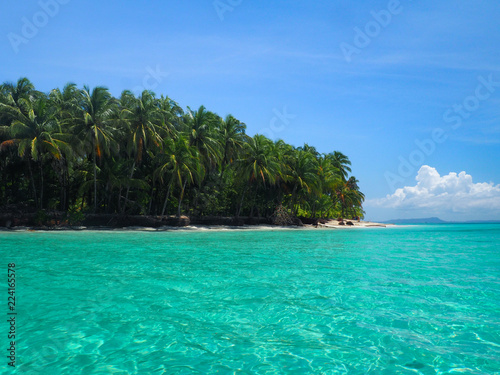 Island Cayo Zapatilla in Bocas del Toro  Panama